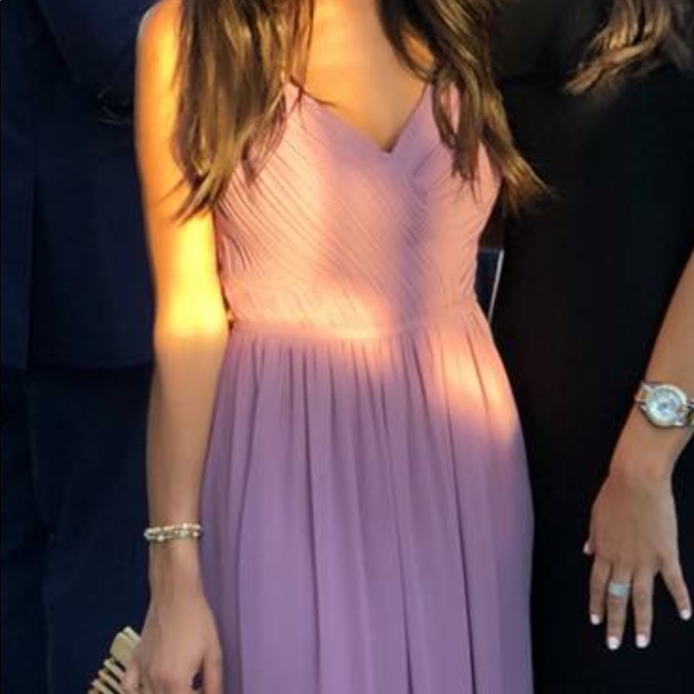 Bill Levkoff Chiffon Dress in Wisteria